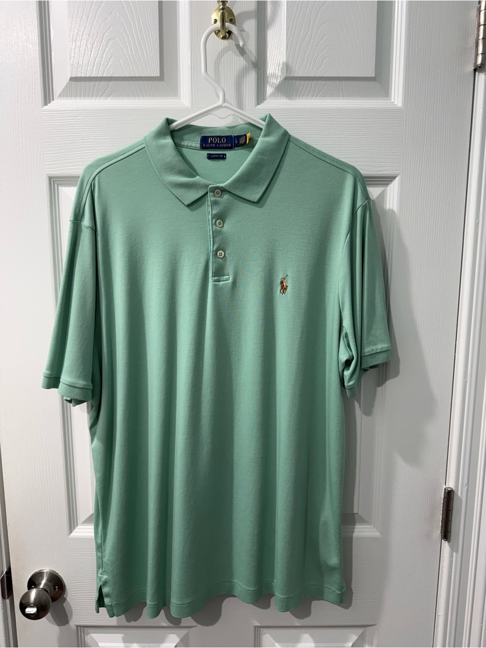 Polo by Ralph Lauren Mint Green Short-Sleeve Polo Shirt